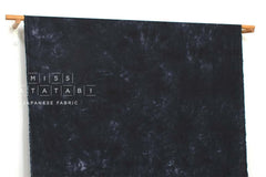 DEADSTOCK Japanese Fabric Handprinted 100% linen - 15 - 50cm