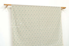 Japanese Fabric Sketched Little Floral Linen Blend - A - 50cm
