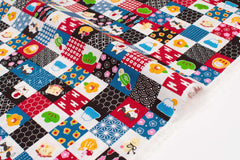Japanese Fabric Baby Mt Fuji and Friends - E - 50cm