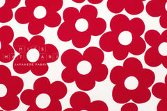 Japanese Fabric Scandi Pop Big Floral - A - 50cm