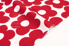 Japanese Fabric Scandi Pop Big Floral - A - 50cm