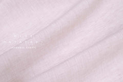 DEADSTOCK Japanese Fabric 100% Linen Chambray - pale pink - 50cm