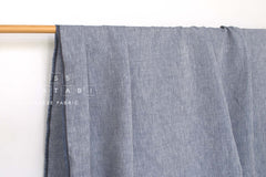 DEADSTOCK Japanese Fabric 100% Linen Chambray - color 11 - 50cm