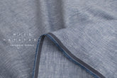 DEADSTOCK Japanese Fabric 100% Linen Chambray - color 11 - 50cm