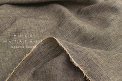 DEADSTOCK Japanese Fabric 100% Linen Chambray - color 14 - 50cm