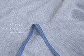 DEADSTOCK Japanese Fabric 100% Linen Chambray - color 42 - 50cm
