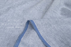 DEADSTOCK Japanese Fabric 100% Linen Chambray - color 42 - 50cm