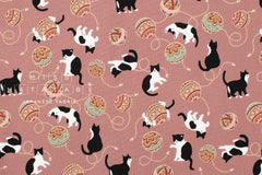 Japanese Fabric Hachiware Tuxedo Cats - 2B - 50cm