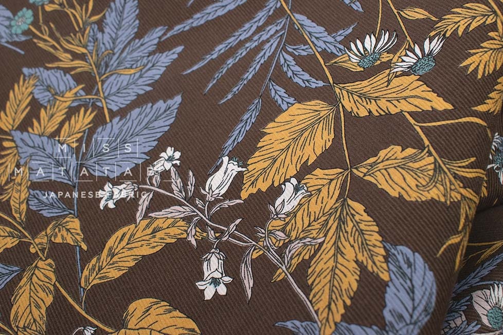 Japanese Fabric Corduroy Adelia - D - 50cm