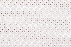 DEADSTOCK Japanese Fabric Embroidered Eyelet - cream - 50cm