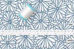 Shokunin Collection Hand-printed Chusen Japanese Yukata Fabric - Kogiku - 50cm