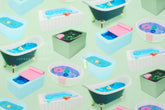 Japanese Fabric Bathtime B - 50cm