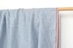 DEADSTOCK Japanese Fabric 100% Linen Chambray - color 44 - 50cm
