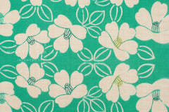 Shokunin Collection Hand-printed Chusen Japanese Yukata Fabric - Shirotsubaki - 50cm