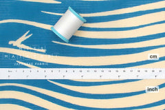 Shokunin Collection Hand-printed Chusen Japanese Yukata Fabric - Tobiuo - 50cm