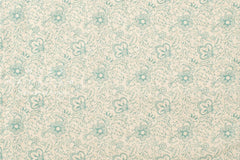 Japanese Fabric Sketched Little Floral Linen Blend - A - 50cm