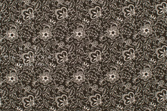 Japanese Fabric Sketched Little Floral Linen Blend - E - 50cm