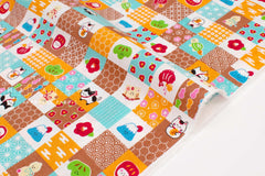 Japanese Fabric Baby Mt Fuji and Friends - D - 50cm