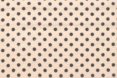 DEADSTOCK Japanese Fabric Dotty Ripple - milk tea - 50cm