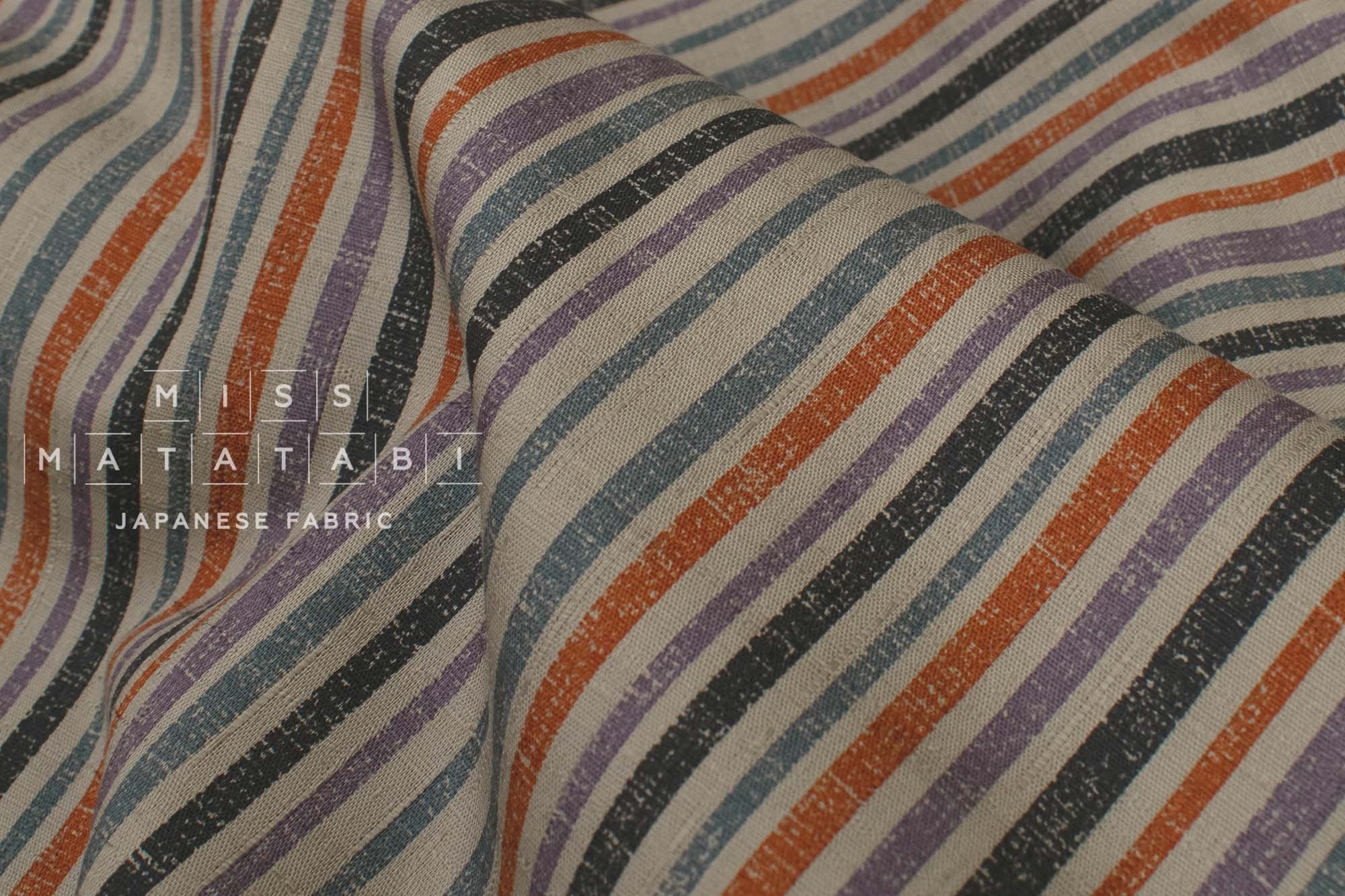 Japanese Fabric Wagara Stripes - B - 50cm