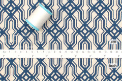 Shokunin Collection Hand-printed Chusen Japanese Yukata Fabric - Kawari Koushi - 50cm