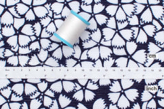 Shokunin Collection Hand-printed Chusen Japanese Yukata Fabric - Konadeshiko - 50cm