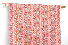 Japanese Fabric Parts of Japan - pink - 50cm