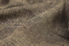 DEADSTOCK Japanese Fabric 100% Linen Chambray - color 14 - 50cm