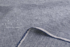 DEADSTOCK Japanese Fabric 100% Linen Chambray - color 39 - 50cm