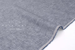 DEADSTOCK Japanese Fabric 100% Linen Chambray - color 39 - 50cm