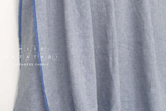 DEADSTOCK Japanese Fabric 100% Linen Chambray - color 42 - 50cm