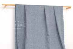 DEADSTOCK Japanese Fabric 100% Linen Chambray - color 43 - 50cm