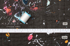 nani IRO Kokka Japanese Fabric ENCOUNTER Quilted Organic Double Gauze - D - 50cm