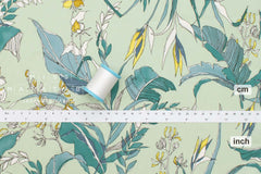DEADSTOCK Japanese Fabric Botanical - C - 50cm