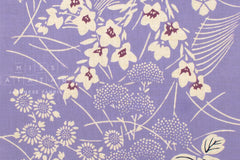 Shokunin Collection Hand-printed Chusen Japanese Yukata Fabric - Akikusa - 50cm