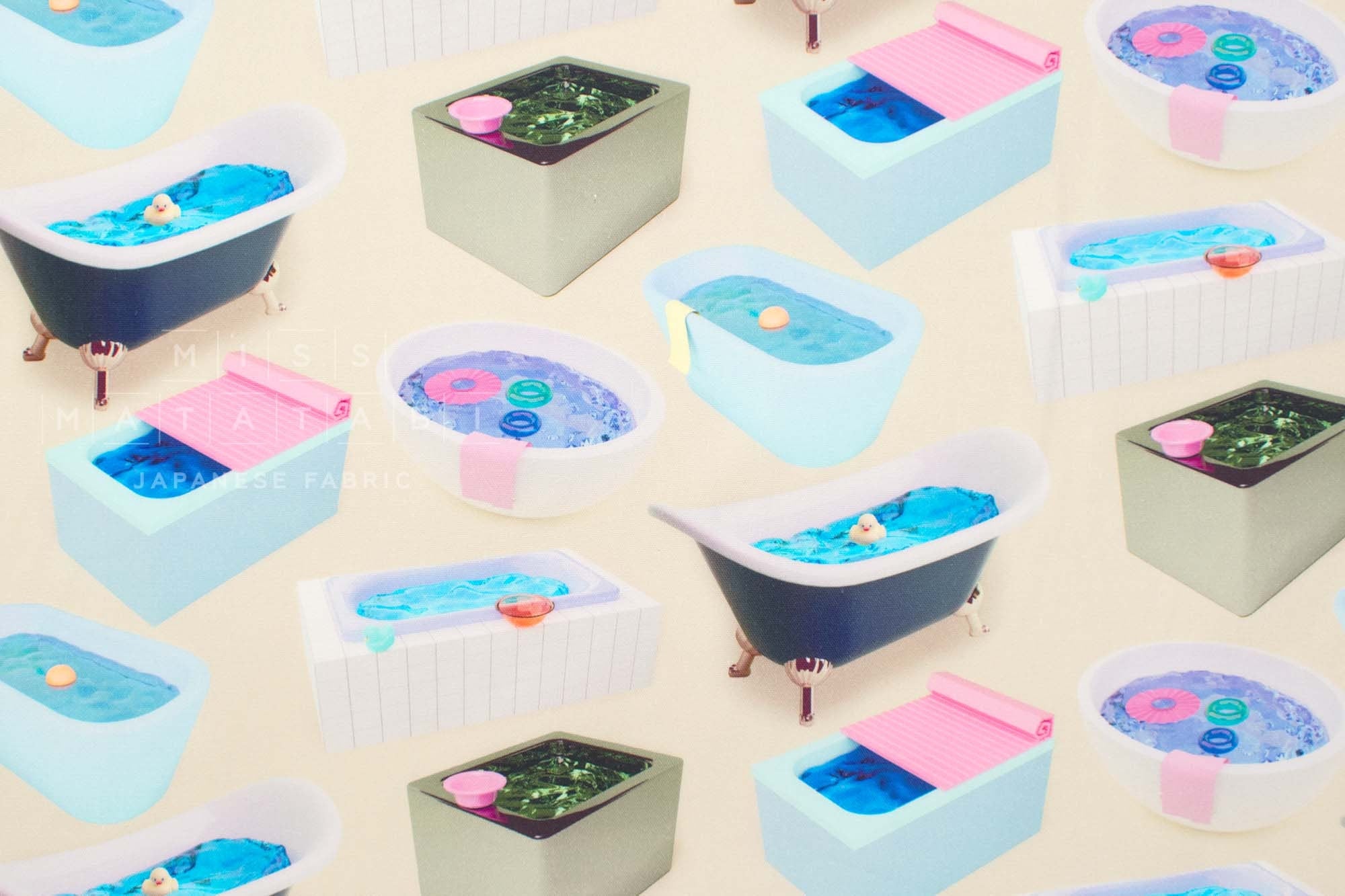 Japanese Fabric Bathtime A - 50cm