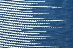 Shokunin Collection Hand-printed Chusen Japanese Yukata Fabric - Mokomoko Shima - 50cm