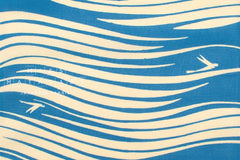 Shokunin Collection Hand-printed Chusen Japanese Yukata Fabric - Tobiuo - 50cm