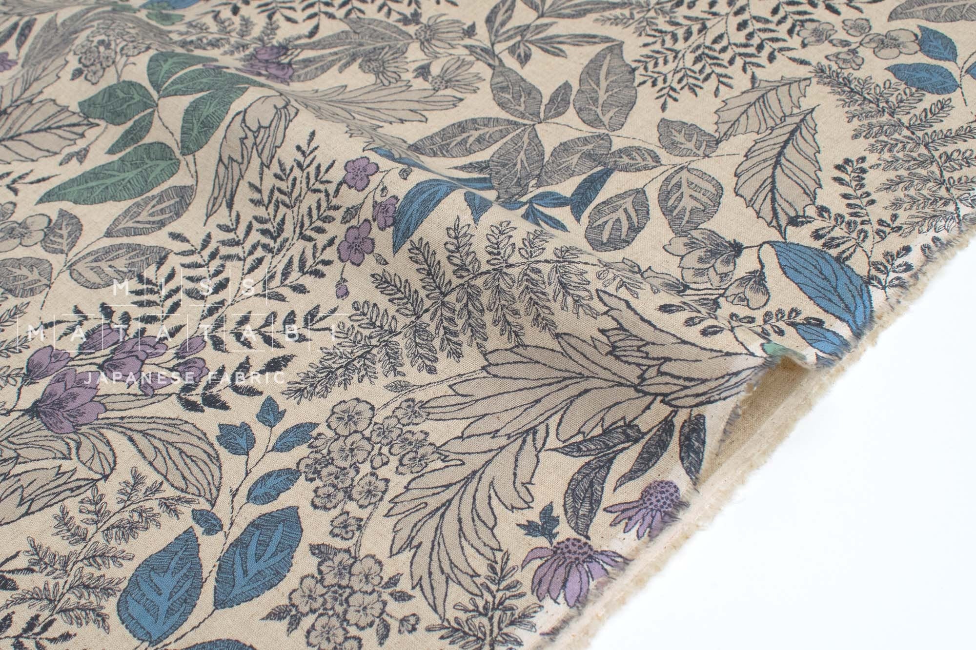 Japanese Fabric Claire Linen Blend - B - 50cm