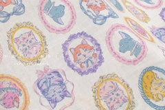 Japanese Fabric Handsome Cats - A - 50cm