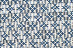 Shokunin Collection Hand-printed Chusen Japanese Yukata Fabric - Kawari Koushi - 50cm