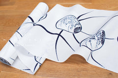 Shokunin Collection Hand-printed Chusen Japanese Yukata Fabric - Uchiwa Fan - 50cm