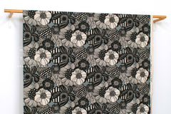 Japanese Fabric Wild Floral Canvas - J - 50cm