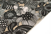 Japanese Fabric Wild Floral Canvas - K - 50cm