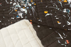 nani IRO Kokka Japanese Fabric ENCOUNTER Quilted Organic Double Gauze - D - 50cm