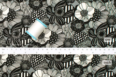 Japanese Fabric Wild Floral - F - 50cm