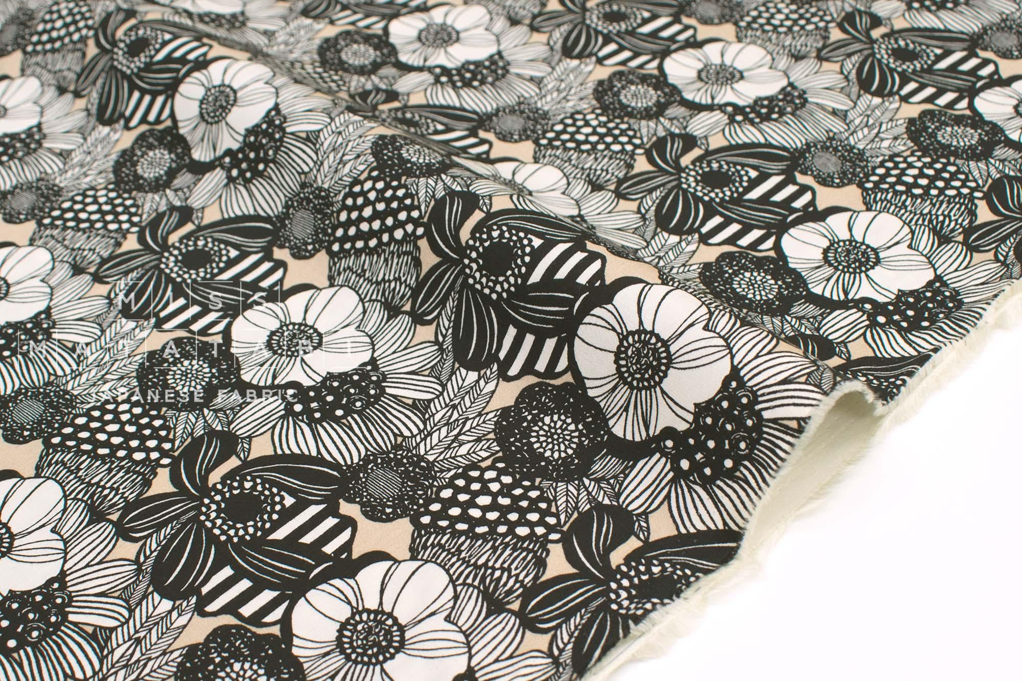 Japanese Fabric Wild Floral - H - 50cm