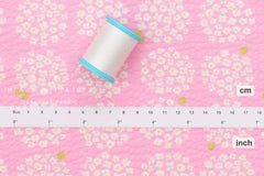 DEADSTOCK Japanese Fabric Hydrangea Ripple - 50cm