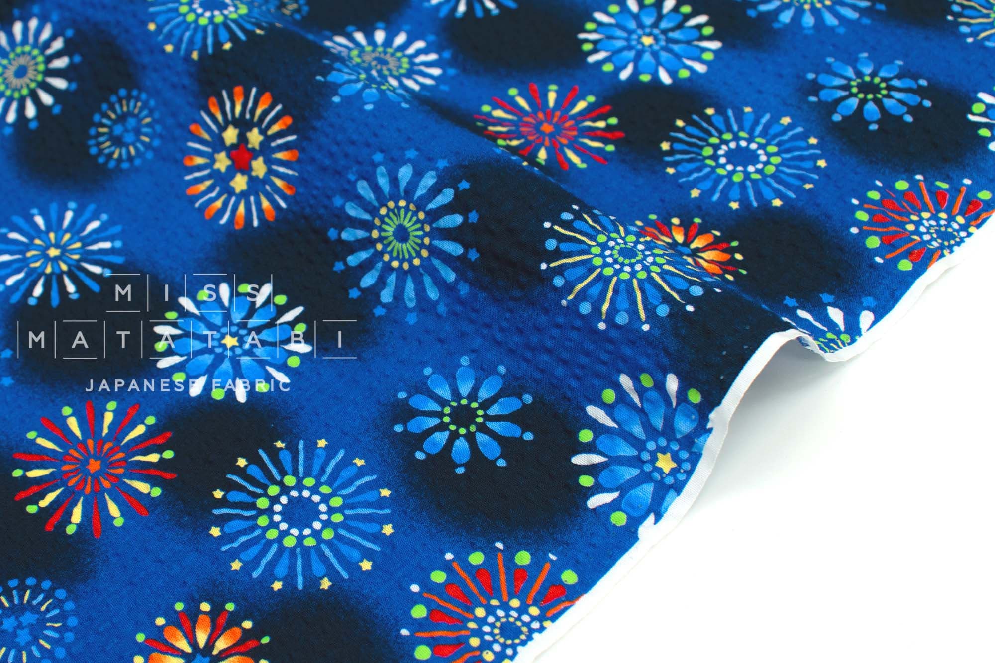 DEADSTOCK Japanese Fabric Hanabi Ripple - 50cm