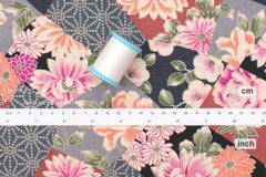 Japanese Fabric Wagara Windows - E - 50cm